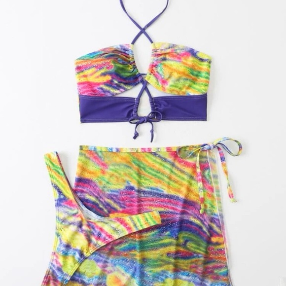 NWT SHEIN 3 piece bikini set, never tried on. Still in original packaging - Picture 5 of 5